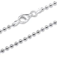 🦚 925 Silber Kugelkette 3,0mm 🦚 925 Silber Kugelkette 3,0mm