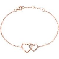 🦚 Roségoldenes Armband im Herzdesign, lab grown Diamanten 🦚 Roségoldenes Armband im Herzdesign, lab grown Diamanten