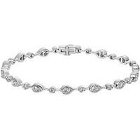 🦚 Tropfen Armband aus Weißgold oder Platin mit Diamanten 🦚 Tropfen Armband aus Weißgold oder Platin mit Diamanten