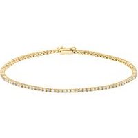 🦚 Goldenes Tennisarmband mit 100 Diamanten für Damen 🦚 Goldenes Tennisarmband mit 100 Diamanten für Damen