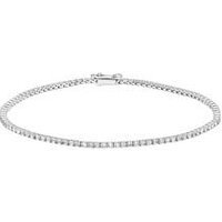 🦚 Tennisarmband mit lab grown Diamanten, Weißgold, Platin 🦚 Tennisarmband mit lab grown Diamanten, Weißgold, Platin