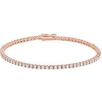 🦚 Rivière-Armband mit lab grown Diamanten aus Roségold 🦚 Rivière-Armband mit lab grown Diamanten aus Roségold