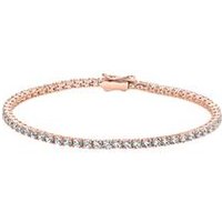 🦚 Roségoldenes Tennisarmband mit lab grown Diamanten 🦚 Roségoldenes Tennisarmband mit lab grown Diamanten