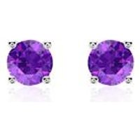 🦚 Damen Ohrstecker aus 585er Weißgold mit Amethysten 🦚 Damen Ohrstecker aus 585er Weißgold mit Amethysten