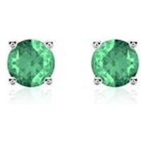 🦚 Ohrschmuck für Damen aus 585er Weißgold mit Smaragden 🦚 Ohrschmuck für Damen aus 585er Weißgold mit Smaragden