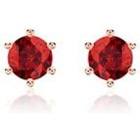 🦚 Granat Ohrschmuck für Damen aus 585er Roségold 🦚 Granat Ohrschmuck für Damen aus 585er Roségold