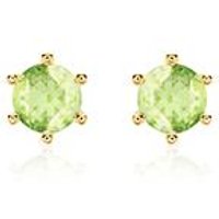 🦚 Ohrstecker Peridot aus 14-karätigem Gold für Damen 🦚 Ohrstecker Peridot aus 14-karätigem Gold für Damen
