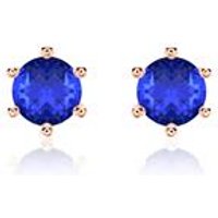 🦚 14 Karat Roségold Ohrstecker für Damen mit Saphiren 🦚 14 Karat Roségold Ohrstecker für Damen mit Saphiren