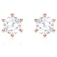 🦚 585er Roségold Ohrstecker für Damen mit Weißtopasen 🦚 585er Roségold Ohrstecker für Damen mit Weißtopasen