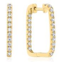 🦚 Gold Creolen für Damen mit Brillanten 🦚 Gold Creolen für Damen mit Brillanten