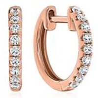 🦚 Lab Grown Diamant Creolen für Damen aus Roségold 🦚 Lab Grown Diamant Creolen für Damen aus Roségold