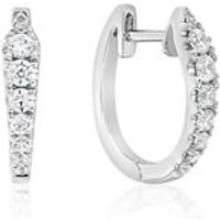 🦚 Damen Creolen aus Weißgold oder Platin mit Brillanten 🦚 Damen Creolen aus Weißgold oder Platin mit Brillanten