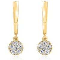 🦚 Diamant Ohrringe für Damen aus Gold 🦚 Diamant Ohrringe für Damen aus Gold