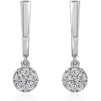 🦚 Lab Diamant Creolen für Damen aus Weißgold oder Platin 🦚 Lab Diamant Creolen für Damen aus Weißgold oder Platin