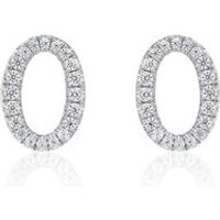 🦚 Weißgold oder Platin Ohrstecker für Damen mit Diamanten 🦚 Weißgold oder Platin Ohrstecker für Damen mit Diamanten