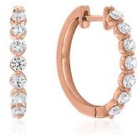 🦚 Creolen für Damen aus Roségold mit Lab Grown Brillanten 🦚 Creolen für Damen aus Roségold mit Lab Grown Brillanten