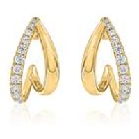 🦚 Damen Ohrstecker aus Gold mit Brillanten, Lab Grown 🦚 Damen Ohrstecker aus Gold mit Brillanten, Lab Grown