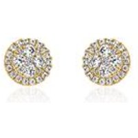 🦚 Gold Ohrstecker für Damen mit Diamanten, Lab Grown 🦚 Gold Ohrstecker für Damen mit Diamanten, Lab Grown