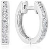 🦚 Damen Creolen aus Weißgold oder Platin mit Diamanten 🦚 Damen Creolen aus Weißgold oder Platin mit Diamanten