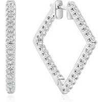 🦚 Damen Creolen aus Weißgold oder Platin mit Brillanten 🦚 Damen Creolen aus Weißgold oder Platin mit Brillanten