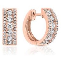 🦚 Creolen für Damen aus Roségold mit Lab Grown Brillanten 🦚 Creolen für Damen aus Roségold mit Lab Grown Brillanten