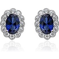 🦚 Ohrstecker mit Saphiren und lab-grown Diamanten 🦚 Ohrstecker mit Saphiren und lab-grown Diamanten