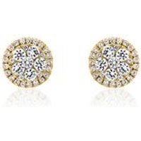 🦚 Runde Damen Ohrstecker aus Gold mit Brillanten 🦚 Runde Damen Ohrstecker aus Gold mit Brillanten