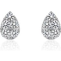 🦚 Ohrstecker aus Weißgold oder Platin, Lab Diamanten 🦚 Ohrstecker aus Weißgold oder Platin, Lab Diamanten