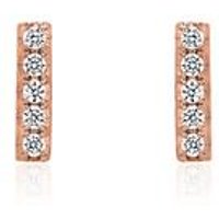 🦚 Damen Ohrstecker aus Roségold mit Diamanten 🦚 Damen Ohrstecker aus Roségold mit Diamanten