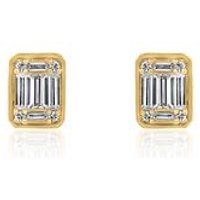 🦚 Damen Ohrstecker aus Gelbgold mit Diamanten 🦚 Damen Ohrstecker aus Gelbgold mit Diamanten