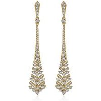 🦚 Damen Ohrschmuck aus Gelbgold mit Diamanten 🦚 Damen Ohrschmuck aus Gelbgold mit Diamanten