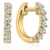 🦚 Ohrringe für Damen aus Gelbgold mit Diamanten 🦚 Ohrringe für Damen aus Gelbgold mit Diamanten