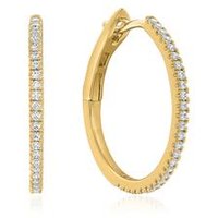 🦚 Damen Creolen aus Gold mit Lab Grown Diamanten 🦚 Damen Creolen aus Gold mit Lab Grown Diamanten