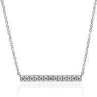 🦚 Lab grown Diamantkette für Damen aus Weißgold 🦚 Lab grown Diamantkette für Damen aus Weißgold