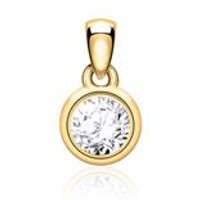 🦚 Damen Anhänger aus 14K Gold mit Diamant 🦚 Damen Anhänger aus 14K Gold mit Diamant