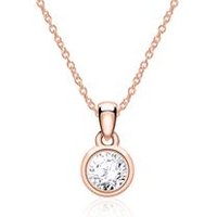 🦚 Halskette für Damen aus 585er Roségold mit Brillant 🦚 Halskette für Damen aus 585er Roségold mit Brillant