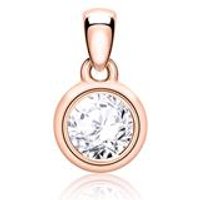 🦚 585er Roségold Anhänger für Damen mit Diamant 🦚 585er Roségold Anhänger für Damen mit Diamant