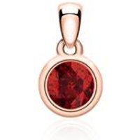 🦚 14 Karat Roségold Anhänger für Ketten mit Granat 🦚 14 Karat Roségold Anhänger für Ketten mit Granat