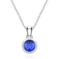 🦚 Kette und Anhänger aus 585er Weißgold mit Saphir 🦚 Kette und Anhänger aus 585er Weißgold mit Saphir