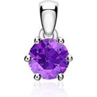 🦚 585er Weißgold Anhänger für Ketten mit Amethyst 🦚 585er Weißgold Anhänger für Ketten mit Amethyst