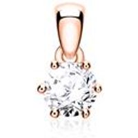 🦚 Diamantanhänger für Damen aus 585er Roségold 🦚 Diamantanhänger für Damen aus 585er Roségold