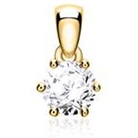 🦚 Kettenanhänger für Damen aus 14K Gold mit Brillant 🦚 Kettenanhänger für Damen aus 14K Gold mit Brillant