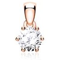 🦚 Damenanhänger aus 585er Roségold mit Brillant 🦚 Damenanhänger aus 585er Roségold mit Brillant