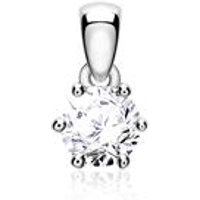 🦚 Diamantanhänger für Damen aus 14K Weißgold 🦚 Diamantanhänger für Damen aus 14K Weißgold