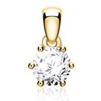 🦚 Anhänger für Damen aus 585er Gold mit Diamant 🦚 Anhänger für Damen aus 585er Gold mit Diamant