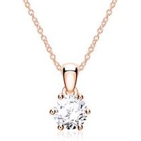 🦚 Brillantkette für Damen aus 14-karätigem Roségold 🦚 Brillantkette für Damen aus 14-karätigem Roségold