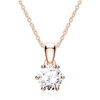 🦚 Kette für Damen aus 585er Roségold mit Diamant 🦚 Kette für Damen aus 585er Roségold mit Diamant