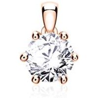 🦚 Anhänger für Damenketten aus 585er Roségold mit Diamant 🦚 Anhänger für Damenketten aus 585er Roségold mit Diamant