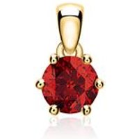 🦚 Granat Anhänger aus 585er Gelbgold 🦚 Granat Anhänger aus 585er Gelbgold