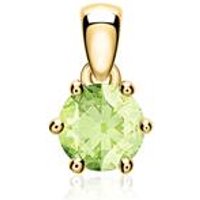 🦚 585er Goldanhänger für Ketten mit Peridot 🦚 585er Goldanhänger für Ketten mit Peridot
